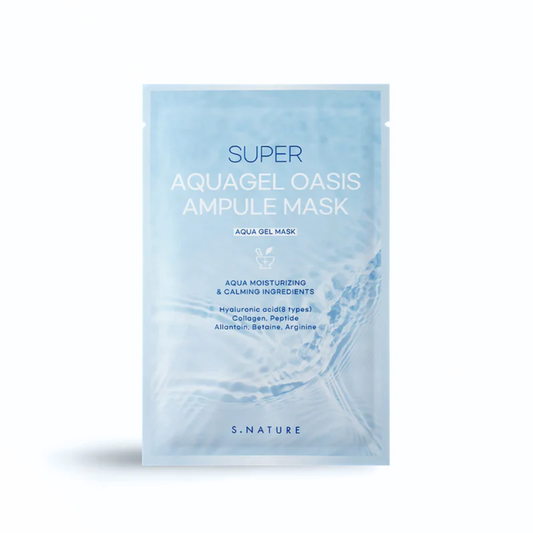 Sheet Mask - S.Nature Super Aquagel Oasis Ampule Mask