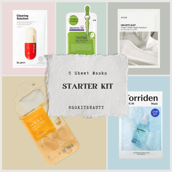 Starter Kit | 5 Sheet Masks – Sokit Beauty