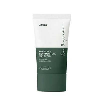 Sunscreen - Anua Heartleaf Silk Moisture Sun Cream