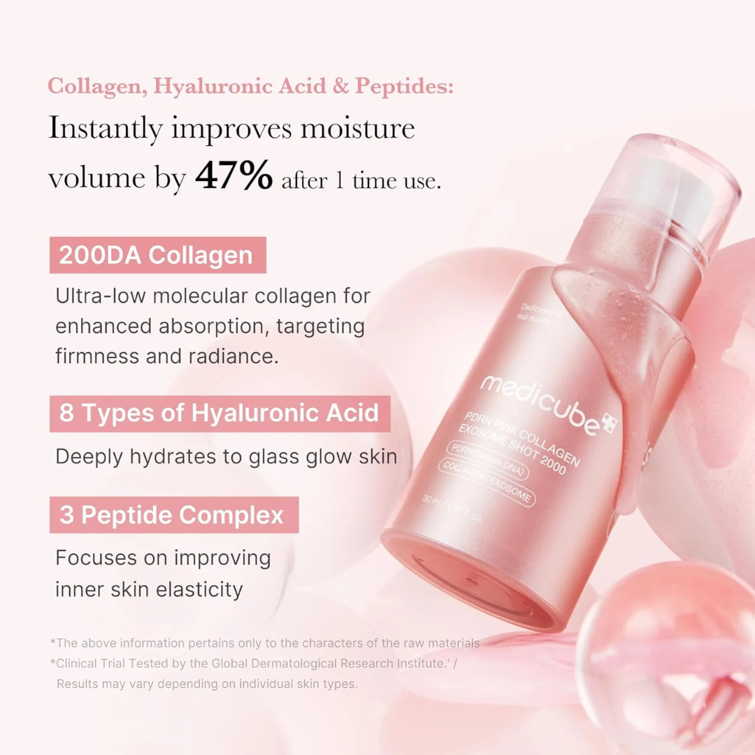 Serum - Medicube PDRN Pink Collagen Exosome Shot Serum 2000