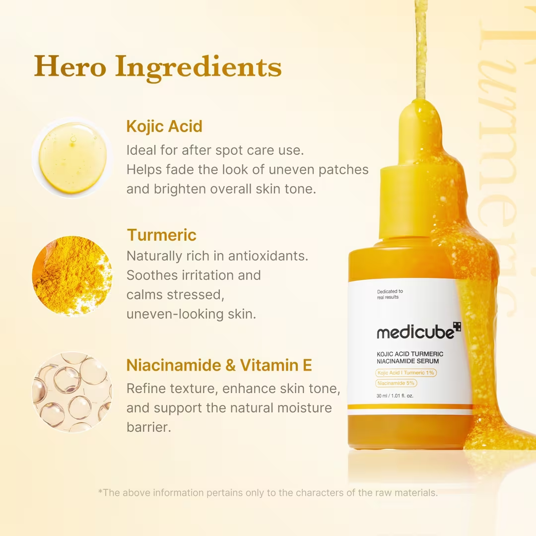 Serum - Medicube Kojic Acid Turmeric Niacinamide Serum