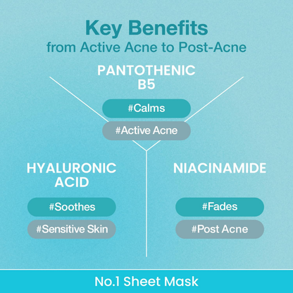 Sheet Mask - Numbuzin No.1 Pantothenic B5 Hyaluronic Active Clear Mask