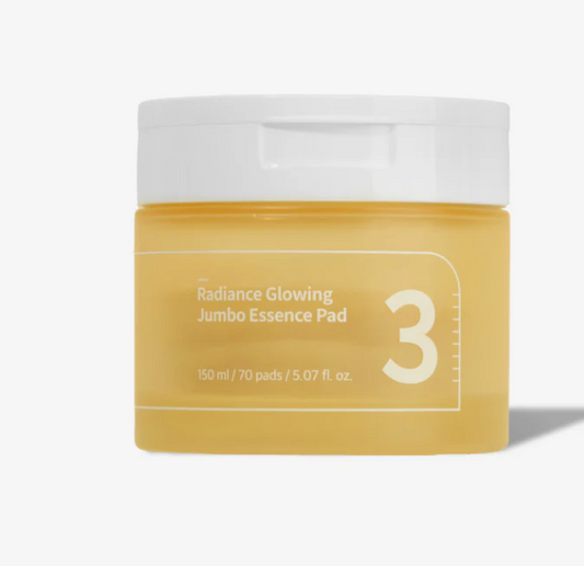 Toner - Numbuzin No 3 Radiance Glowing Jumbo Essence Toner Pad