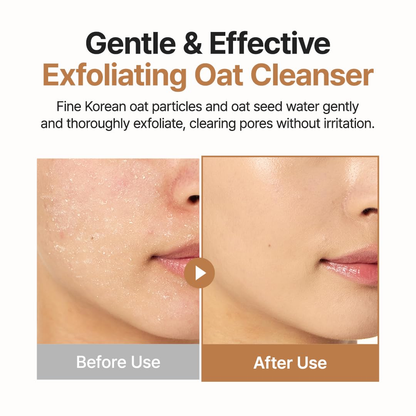 Cleansing Foam - Purito Oat-in Gentle Exfoliating Face Cleanser