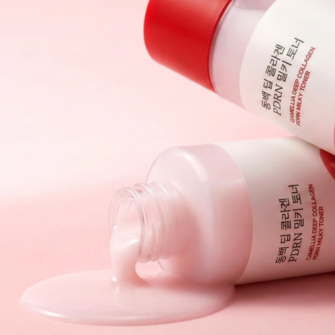 Toner - Round Lab Camellia Deep Collagen PDRN Milky Toner