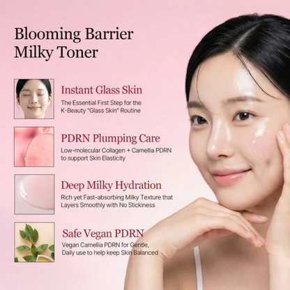 Toner - Round Lab Camellia Deep Collagen PDRN Milky Toner