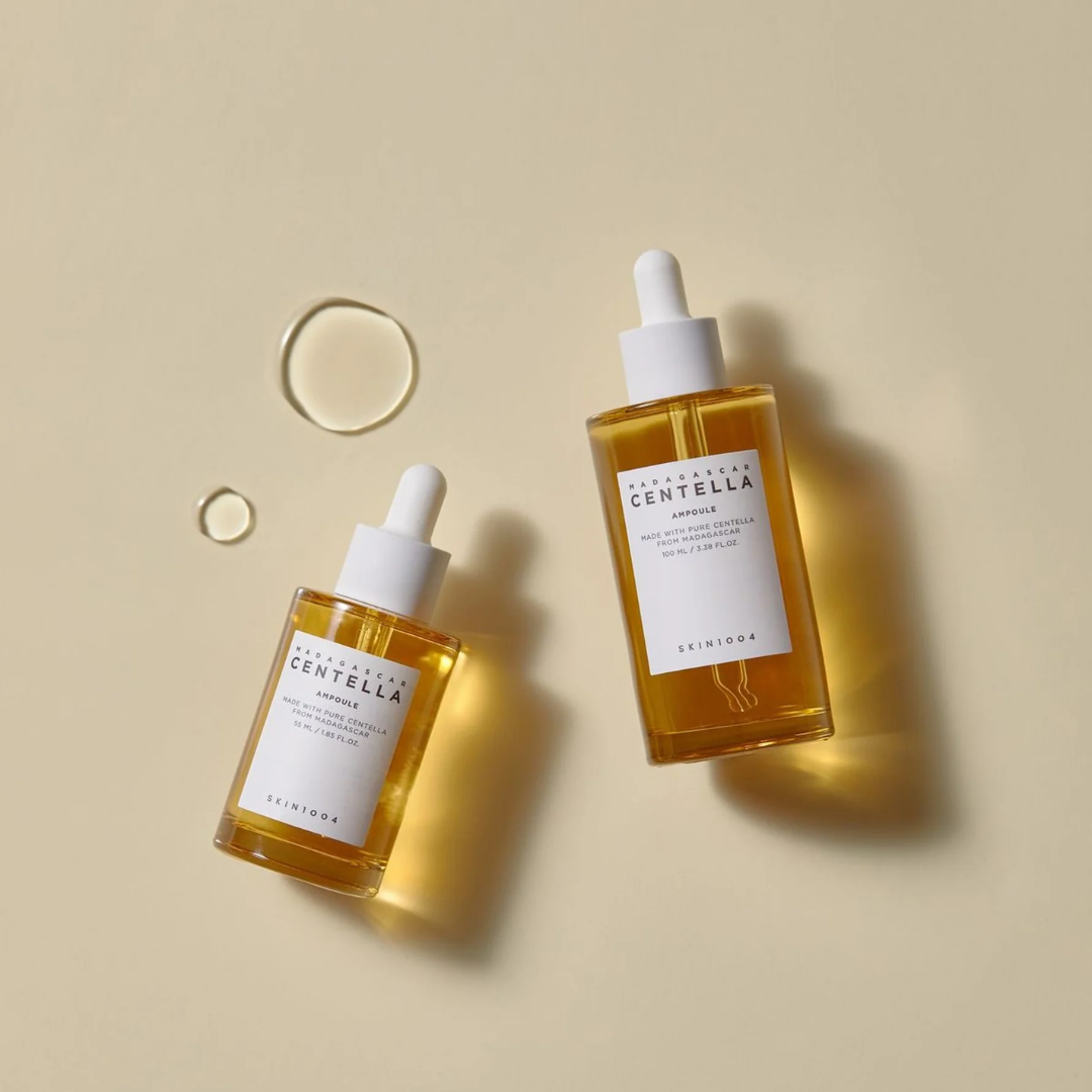 Skin1004 Madagascar Centella Ampoule for all skin types korean skincare effective product. epairs damaged skin while regulating its moisture and oil balance. Main ingredient cenetella asiatica extracts strengthen the skin’s barrier for healthier looking skin.